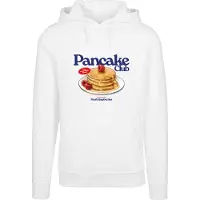 Mister tee Sweat-shirt 'Pancake Club' beige / bleu marine / rouge sang / blanc