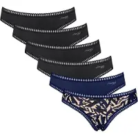 Sloggi Slip bleu foncé / noir