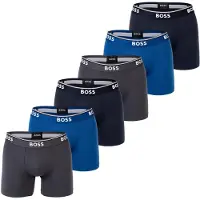 BOSS Boxers bleu / gris