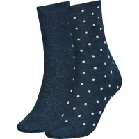 Tommy Hilfiger Chaussette Dot Sock pour femme - Bleu - Tailles : 35/38, 39/42 - Nouvelle collection