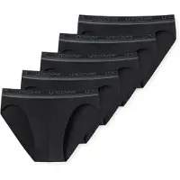 Schiesser Slip gris / noir