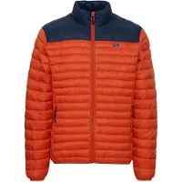 Blend Veste mi-saison bleu foncé / rouge orangé