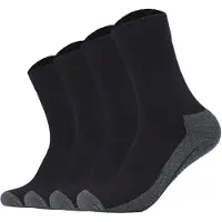Camano Chaussettes de sport gris foncé / noir / blanc