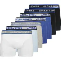 Jack & Jones Boxers 'Hudson' bleu / gris clair / mélange de couleurs / noir / blanc