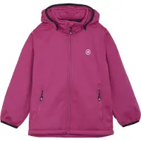 Color Kids Veste fonctionnelle rose foncé / blanc