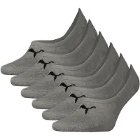 Puma Chaussettes de sport gris / noir