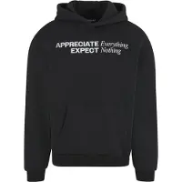 Mister tee Sweat-shirt 'Appreciate & Respect' noir / blanc