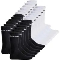 Jack & Jones Chaussettes de sport noir / blanc