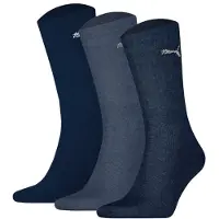 Puma Chaussettes unisexe Chaussettes Paquet de 3 homme - Bleu - 39 / 42