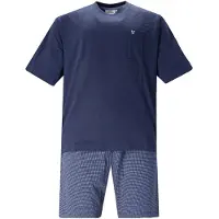 Hajo Pyjama court bleu marine