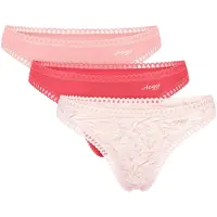 Sloggi String 'Go Crush' rose / rose clair / blanc cassé