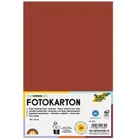 Folia Carton photo, (l)500 x (h)700 mm, 300 g/qm, rouge-brun (300 g/m², 10x)