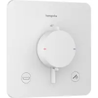 Hansgrohe Ecostat Comfort Q Thermostat encastré pour 2 consommateurs avec combinaison de sécurité intégrée, 33717700