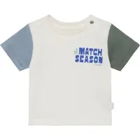 Noppies T-Shirt bleu-gris / bleu foncé / vert / blanc cassé