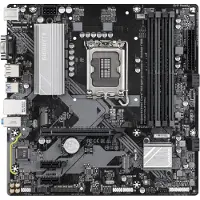 Gigabyte B760M D3HP DDR4 - Prend en charge les processeurs Intel Core 14ème génération, VRM numérique 4+1+1 phases, jusqu'à 5333MHz DDR4 (OC), 2xPCIe 4.0 M.2, LAN GbE, USB 3.2 Gen1