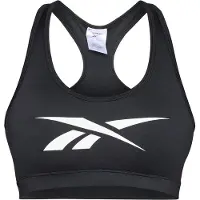Reebok Soutien-gorge de sport 'VICTORIA' noir / blanc