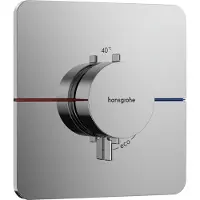 Hansgrohe ShowerSelect Comfort Q thermostat, encastré, 1 consommateur, rosace Soft Edge, 15588000