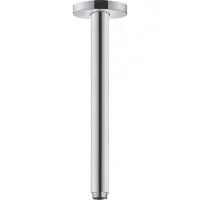 Hansgrohe Raccordement de douche au plafond , modèle S, 30 cm, finition chrome