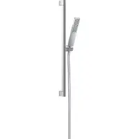 Hansgrohe Pulsify E Set de douche 100, 1 jet, EcoSmart, avec barre de douche 65 cm, 24370 (1 Type de jet, 8 l/min)