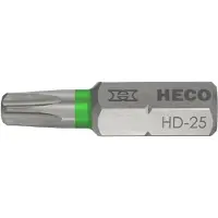 Heco Embouts - Empreinte -Drive HD-25 L 25 mm - Blister de 10 - 57096