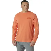 Helly Hansen Skog Graphic Tee Long Sleeve T-shirt Orange M Homme
