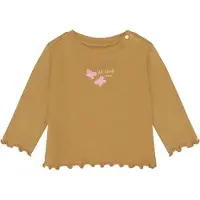 Noppies T-Shirt marron / rose / blanc