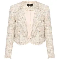 Faina Blazer nude / turquoise / caramel / blanc