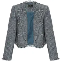 Faina Blazer turquoise / pétrole
