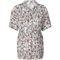 Noppies Chemisier gris clair / orange / noir / blanc