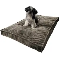 OEM Grand coussin pour chien, lavable, résistant à l'usure, 100 x 70 cm, beige foncé XXL
