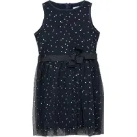 s.Oliver Robe bleu marine / blanc