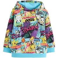 Next Sweat aqua / jaune / violet / blanc
