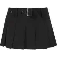Urban Classics Pleated Skirt Noir L Femme