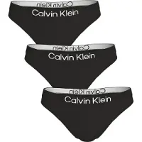 Calvin Klein Underwear String noir / blanc