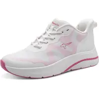 Tamaris Baskets pour femmes en textile et mesh vegan 1-23786-45, taille : 37 EU, couleur : blanc