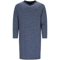 Hajo Nachtmode Pyjama long bleu marine