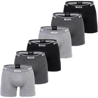 BOSS Boxers gris / gris chiné / noir
