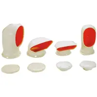 A.a.a. Mouth Pvc Vent 200x70 Mm Clair 125 x 120 mm