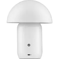 Lyora Lampe de table design Pois Blanc rechargeable