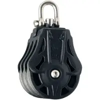 WICHARD Triple Swivel Shackle Pulley 10 Mm Argenté 45 mm