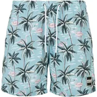 Urban Classics Short de bain à motifs pour hommes tropical bird aop - XS