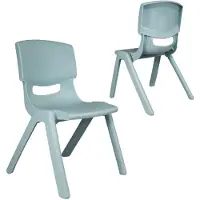 Oscar Kinderstoeltje Plastic Pastel Blauw