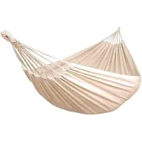 Aktive Garden Or Camping Hammock Beige 220 x 150 cm