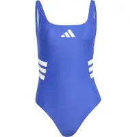 Adidas 3 Stripes U-back Swimsuit Bleu 34 Femme