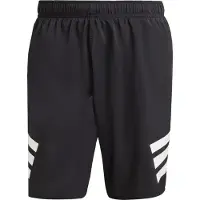 Adidas Boardshorts '3-Stripes 8-Inch' noir / blanc