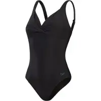 Speedo Cross Knot Shaping Swimsuit Noir UK 36 Femme