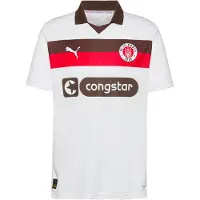 Puma Maillot 'FC St. Pauli 25/26' marron / rouge / noir / blanc