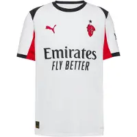 Puma Ac Milan Away 25-26 Homme - Jerseys/Réplicas, Blanc - Taille L - Poly Jersey
