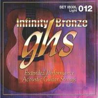 GHS IB30L Infinity Bronze Light jeu de cordes pour guitare folk