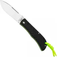 Jack Wolf Knives Jack Wolf Timber Jack Ultralight Series TIMBE-01-G10-BLK-CH2 Black G10 Cross Hatch 2, couteau de poche slipjoint, Tracy LaRock design